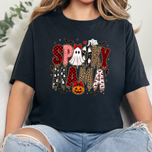 Load image into Gallery viewer, Wholesale Spooky Mama Cheetah Graphic Tee - Heather Black
