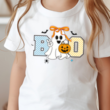 Load image into Gallery viewer, Wholesale Ghost Boo - KIDS Graphic Tee - White
