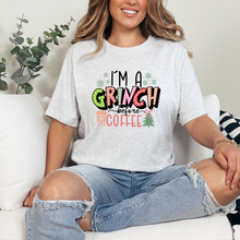 Load image into Gallery viewer, Wholesale Grinch Before Coffee Graphic Tee - Ash Tee
