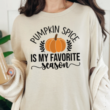 Load image into Gallery viewer, Wholesale Pumpkin Spice Favorite Season Graphic Tee - Natural
