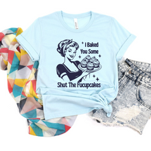 Load image into Gallery viewer, Wholesale I Baked you some Graphic Tee - Ice Blue Tee
