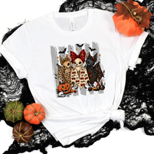Load image into Gallery viewer, Wholesale Cute Halloween Bats Graphic Tee - White
