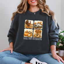 Load image into Gallery viewer, Wholesale Small Town Thanksgiving Sweatshirt - Dark Heather Sweatshirt
