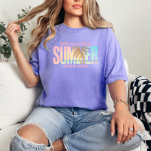 Load image into Gallery viewer, Wholesale Summer Never Ends Graphic Tee - CC Violet Tee
