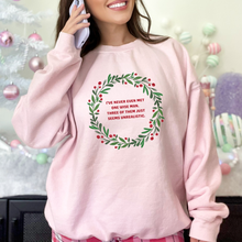 Load image into Gallery viewer, Wholesale Never Met One Wise Man Sweatshirt - Light Pink Sweatshirt
