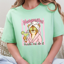 Load image into Gallery viewer, Wholesale Margaritas Made Me Graphic Tee - Mint Tee
