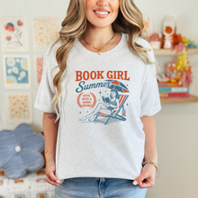 Load image into Gallery viewer, Wholesale Book Girl Summer Graphic Tee - Ash Tee
