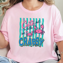 Load image into Gallery viewer, Wholesale Cute But Crabby Graphic Tee - Soft Pink Tee
