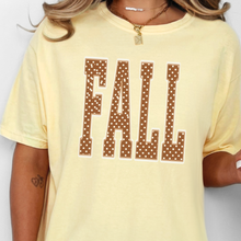 Load image into Gallery viewer, Wholesale Fall Polka Dot Graphic Tee - Butter

