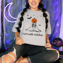 Load image into Gallery viewer, Wholesale Namaste Witches Graphic Tee - Orange Tee
