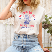 Load image into Gallery viewer, Wholesale So long London America Graphic Tee - Heather Dust Tee
