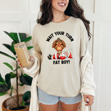 Load image into Gallery viewer, Wholesale Wait Your Turn Fat Boy Graphic Tee - Natural Tee
