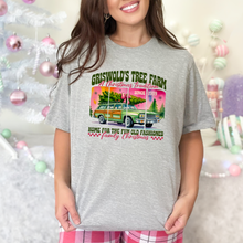 Load image into Gallery viewer, Wholesale Griswold's Tree Farm Graphic Tee - Grey Tee
