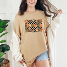 Load image into Gallery viewer, Wholesale Thankful Checkerboard Graphic Tee - Sand Dune Tee
