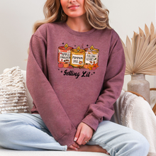 Load image into Gallery viewer, Wholesale Getting Lit Candles Graphic Tee or Sweatshirt - Heather Dark Maroon Sweatshirt
