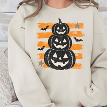 Load image into Gallery viewer, Wholesale Retro Vintage Halloween Pumpkin Graphic Sweatshirt - Sand
