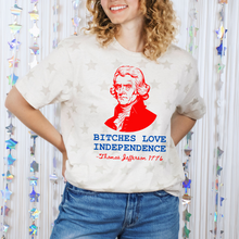 Load image into Gallery viewer, Wholesale Love independence Graphic Tee - Natural Star Tee
