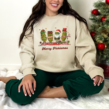 Load image into Gallery viewer, Wholesale Merry Picklemas Sweatshirt - Sand Sweatshirt
