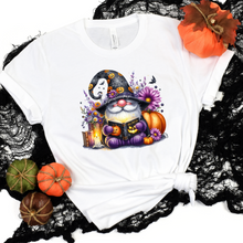 Load image into Gallery viewer, Wholesale Gnomes with Pumpkin Graphic Tee - White Tee
