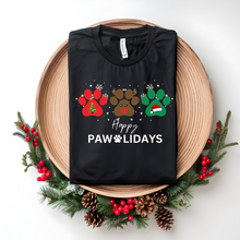 Load image into Gallery viewer, Wholesale Happy Pawlidays - Black Sweatshirt
