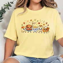 Load image into Gallery viewer, Wholesale Thanksgiving Doodles Graphic Tee - Heather French Vanilla
