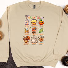 Load image into Gallery viewer, Wholesale Fall I Am Thankful For - Sand Sweatshirt
