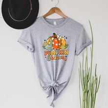 Load image into Gallery viewer, Wholesale Retro Pumpkin Season Graphic Tee - Heather Dust Tee
