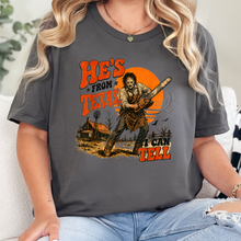 Load image into Gallery viewer, Wholesale He's From Texas Graphic Tee - Asphalt
