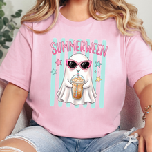 Load image into Gallery viewer, Wholesale Preppy Summerween Ghost Graphic Tee - Pink
