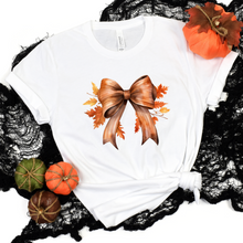 Load image into Gallery viewer, Wholesale Fall Bow Graphic Tee - Heather Dust Tee
