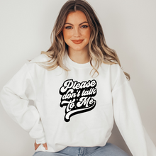 Load image into Gallery viewer, Wholesale Don't talk to me Graphic Tee - White Tee
