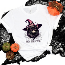 Load image into Gallery viewer, Wholesale That Witch Cat Graphic Tee - White Tee
