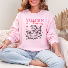 Load image into Gallery viewer, Wholesale You're All I Knead Sweatshirt or Graphic Tee - Light Pink Sweatshirt
