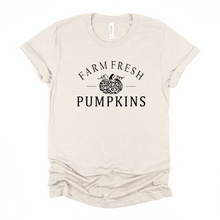 Load image into Gallery viewer, Wholesale Farm Fresh Pumpkins Graphic Tee - Heather Dust Tee
