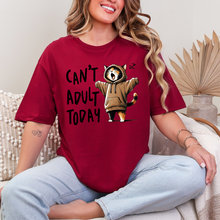 Load image into Gallery viewer, Wholesale Can't Adult Today Graphic Tee - Cardinal Red Tee
