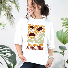 Load image into Gallery viewer, Wholesale Boho you are my sunshine Graphic Tee - White Tee
