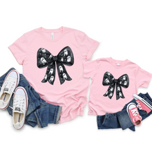 Load image into Gallery viewer, Wholesale Ghost Bow Graphic Tee - Pink Tee
