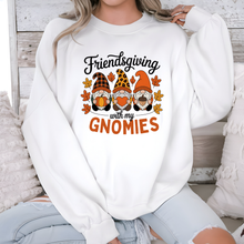 Load image into Gallery viewer, Wholesale Friendsgiving With My Gnomies Sweatshirt - White Sweatshirt
