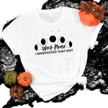 Load image into Gallery viewer, Wholesale I manifested that Graphic Tee - White Tee
