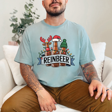 Load image into Gallery viewer, Wholesale Reinbeer Graphic Tee - Dusty Blue Tee
