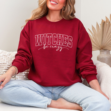 Load image into Gallery viewer, Wholesale Witches Be Crazy Sweatshirt - Garnet Sweatshirt
