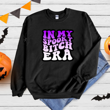 Load image into Gallery viewer, Wholesale Retro Spooky Bitch Era - Black Sweatshirt

