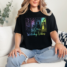 Load image into Gallery viewer, Wholesale Witchy Cat Vibes Graphic Tee or Sweatshirt - Black Tee
