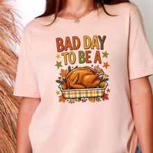 Load image into Gallery viewer, Wholesale Bad Day To Be A Turkey Graphic Tee - Peach
