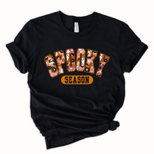 Load image into Gallery viewer, Wholesale Spooky Ghost Season Graphic Tee - Charcoal Tee
