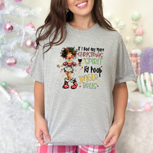 Load image into Gallery viewer, Wholesale Poop Jingle Bells Graphic Tee - Grey Tee
