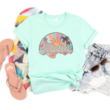 Load image into Gallery viewer, Wholesale Aloha Graphic Tee - Mint Tee
