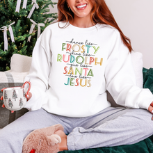 Load image into Gallery viewer, Wholesale Dance Like Frosty Sweatshirt - White Sweatshirt
