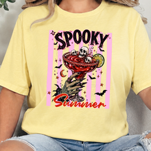 Load image into Gallery viewer, Wholesale Spooky Summer Margarita Graphic Tee - Heather French Vanilla
