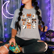 Load image into Gallery viewer, Wholesale Bookish Ghost Coquette Graphic Tee - White Tee
